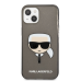 Обложка книги «KLHCP13MKHTUGLB Karl Lagerfeld TPU Full Glitter Karl Head Case for iPhone 13 Black»