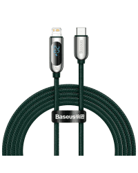 USB-C cable for Lightning Baseus Display, PD, 20W, 2m (green)