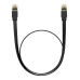 Baseus Cat 7 UTP Ethernet RJ45 Кабель плоский 1 м черный