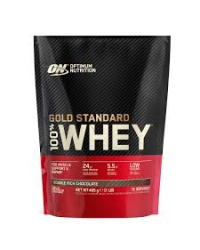 Optimum Nutrition Gold Standard 100% Whey сывороточный протеин - Двойной насыщенный шоколад 450 g