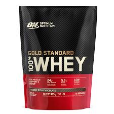 Optimum Nutrition Gold Standard 100% Whey сывороточный протеин - Двойной насыщенный шоколад 450 g