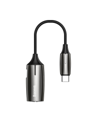 Baseus CATL60S-0A Универсальный переходник адаптер для аудио USB-C -> 3.5mm Серый