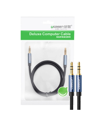 Ugreen audio cable 2 x mini jack 3.5mm 0.5m blue (AV112)