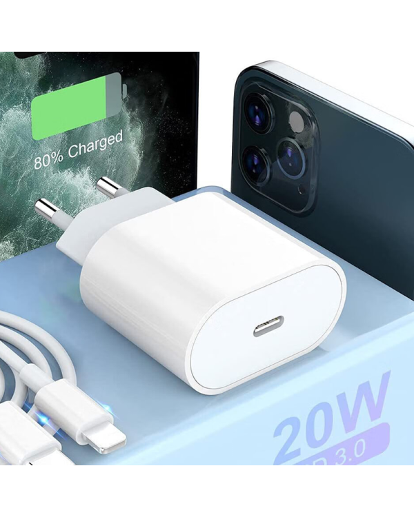 Зарядное устройство EGA HC5008 USB-C USB 5V | 3A | 20W белый