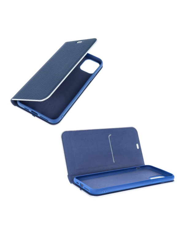 Fusion Luna Carbon Book Case Книжка чехол для Samsung A356 Galaxy A35 5G синий