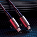 Обложка книги «Baseus Water Drop-shaped USB Type C PD / Lightning 18W Flash Charge Data Cable 1.3m black (CATLRD-01)»