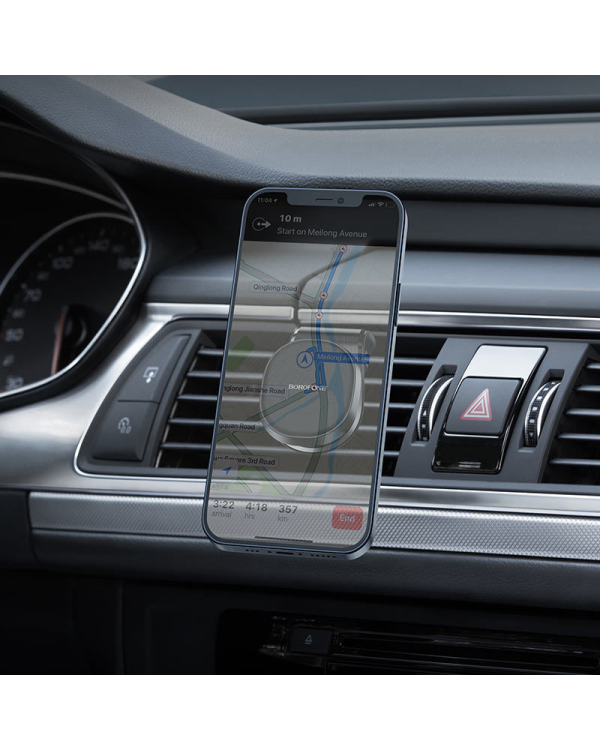Дополнительное изображение книги «Borofone Car holder BH40 Kyle magnetic, air vent mount black»