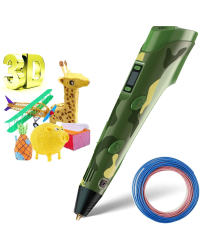 Fusion 3D ручка для печати и создания фигур из PLA / ABS материалов (Ø 1.75mm) камуфляж