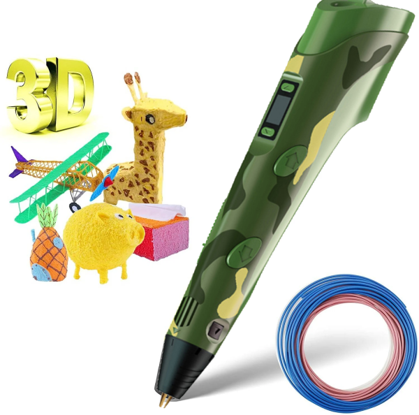 Fusion 3D ручка для печати и создания фигур из PLA / ABS материалов (Ø 1.75mm) камуфляж