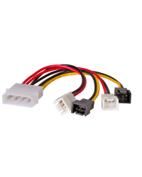 Адаптер Molex|2 x 3-pin 12V|2 x 3-pin 5V AK-CA-34