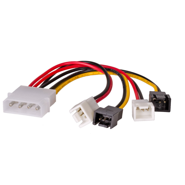 Адаптер Molex|2 x 3-pin 12V|2 x 3-pin 5V AK-CA-34