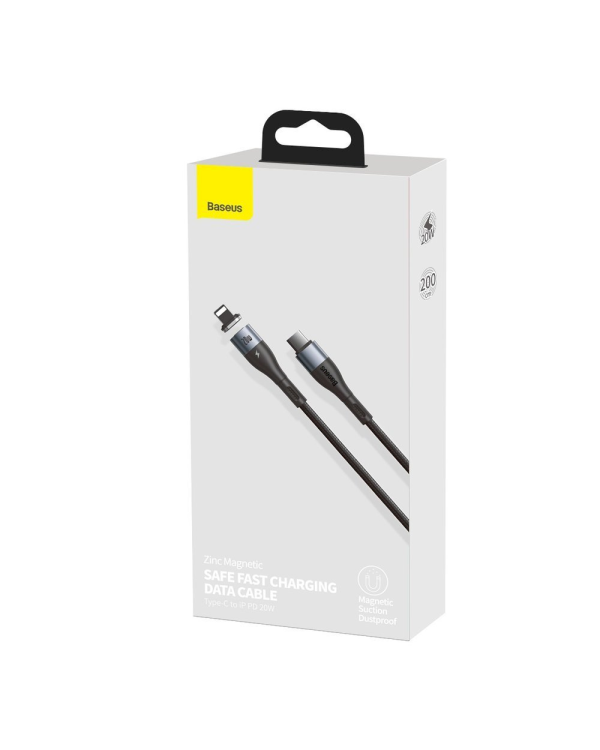 Baseus Zinc CATLXC-A01 USB-C -> Lightning провод для зарядки 20W / PD 2.0 / 200 cm черный