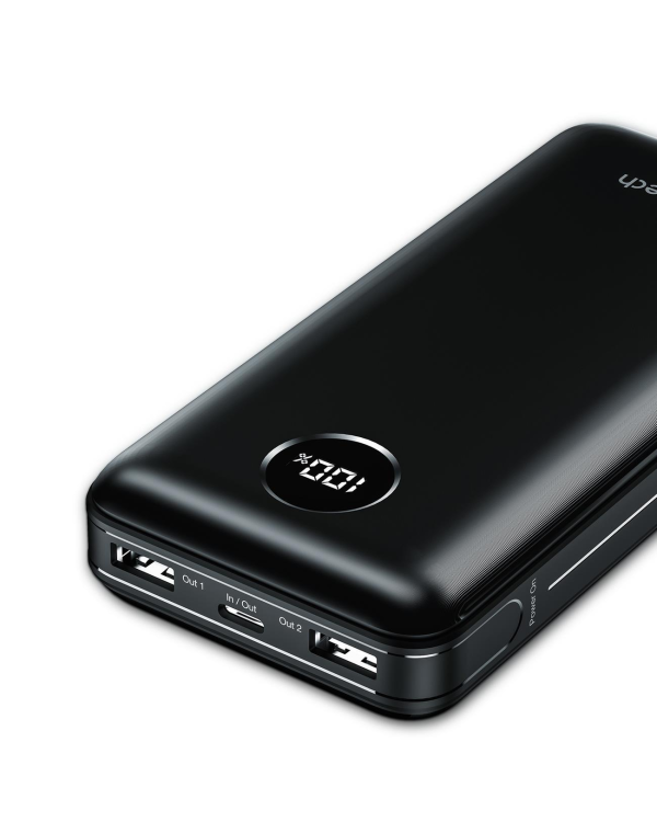 Choetech powerbank PD 45W 20000mAh черный (B653)