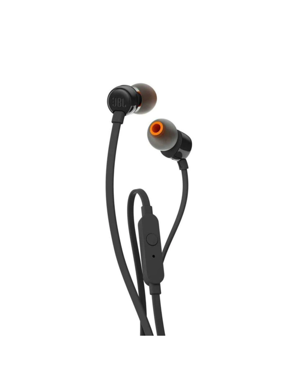 Наушники-вкладыши JBL Tune 160, 3,5 мм мини-джек с пультом ДУ - черный