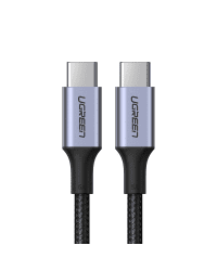 Ugreen USB Type C - USB Type C cable 5 A 100 W Power Delivery Quick Charge 3.0 FCP 480 Mbps 2 m gray (70429 US316)