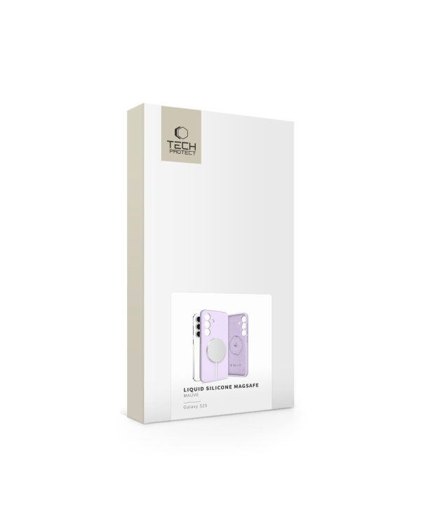 TECH-PROTECT LIQUID SILICONE MAGSAFE GALAXY S25 MAUVE