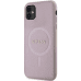 Guess GUHMN61PSAHMCP iPhone 11 | Xr 6.1" розовый жесткий чехол Saffiano MagSafe