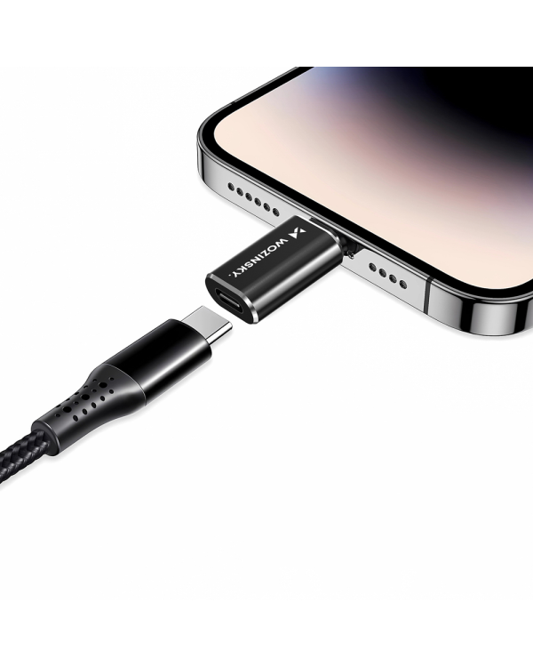 Wozinsky WALC-01 Переходник с Lightning на USB-C - черный