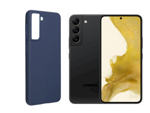 Fusion soft matte case силиконовый чехол для Samsung S906 Galaxy S22 Plus + синий