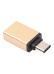 Fusion Универсальный OTG Адаптер Type-C на USB 3.0 Золотой