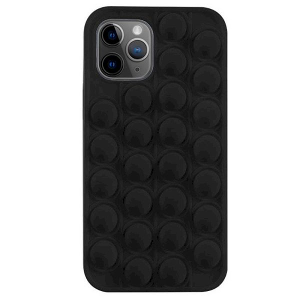 Fusion Pop it силиконовый чехол для Apple iPhone 12 Pro Max черный