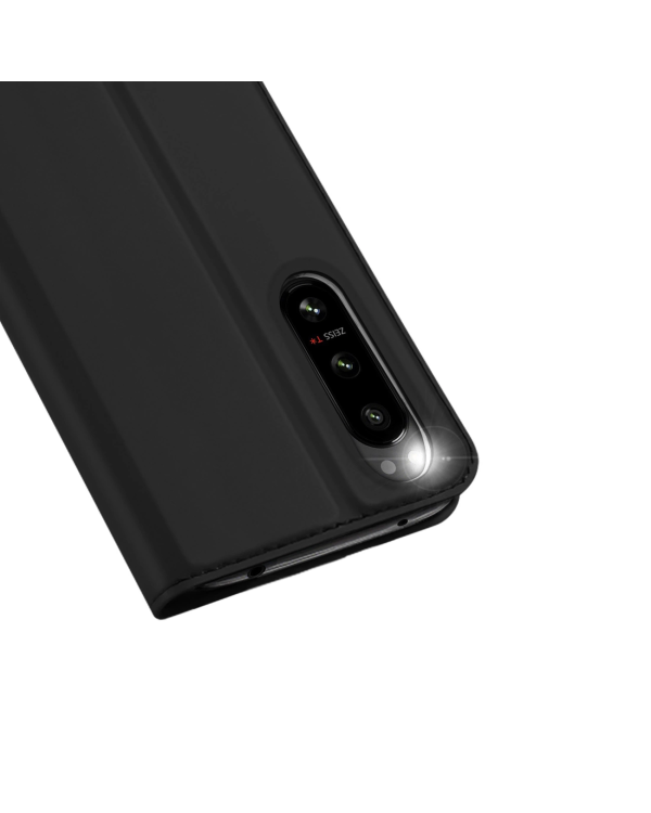 Чехол Dux Ducis Skin Pro для Sony Xperia 5 IV флип-крышка карточка бумажник подставка черный