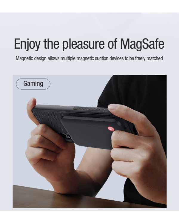 Дополнительное изображение книги «Nillkin Super Frosted PRO Magnetic Back Cover for Samsung Galaxy S23 Black»