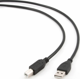 Обложка книги «Kabelis Gembird USB Male - USB Male B 4.5m Black»