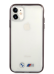 Обложка книги «BMHCN61MBTOK BMW M Metallic Black Edges Hard Case for iPhone 11 Transparent»