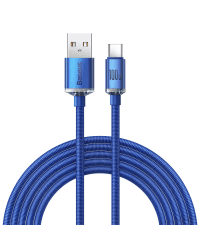 Baseus crystal shine series fast charging data cable USB Type A to USB Type C 100W 2m blue (CAJY000503)