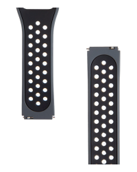 Tactical 803 Double Silicone Band 18mm Black
