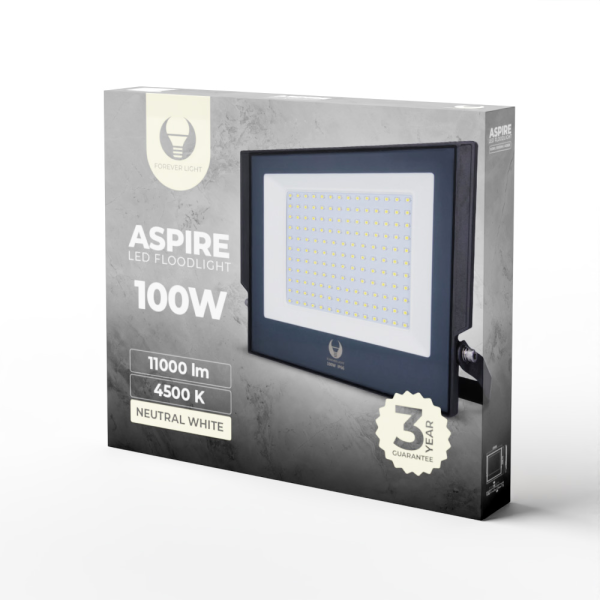 Floodlight LED ASPIRE 100W 4500K 11000lm 230V Forever Light Floodlight LED ASPIRE 100W 4500K 11000lm 230V Forever Light