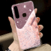 Fusion Glue Glitter Back Case Силиконовый чехол для Huawei P40 Lite / Nova 7i / Nova 6 SE Розовый
