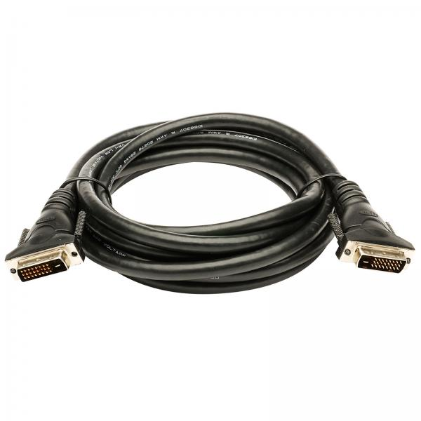 Кабель Fusion DVI (24+1) — DVI (24+1), 2 м, черный