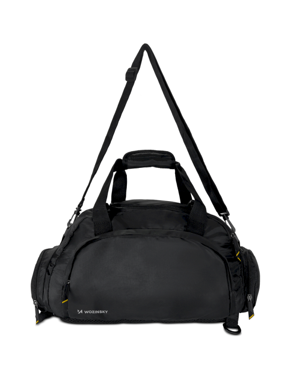 Wozinsky sports bag backpack hand luggage bag 40x20x25 cm for plane black (WSB-B01)