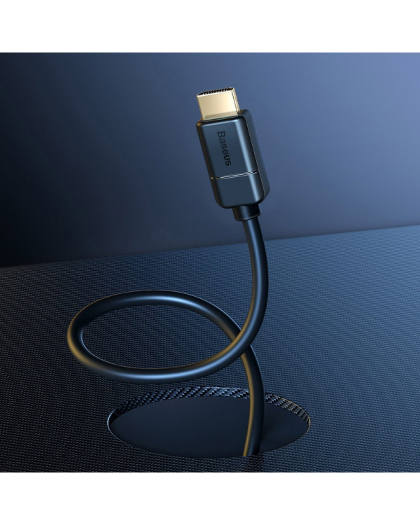 Кабель Baseus HDMI 2.0 4K 60 Гц 3D HDR 18 Гбит|с 1 м черный (CAKGQ-A01)