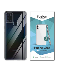 Fusion Ultra Clear Series 2 mm Силиконовый чехол для Samsung A217 Galaxy A21S Прозрачный (EU Blister)