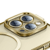 Baseus Glitter Magnetic Case for iPhone 14 Pro Max (Gold) + tempered glass + cleaning kit