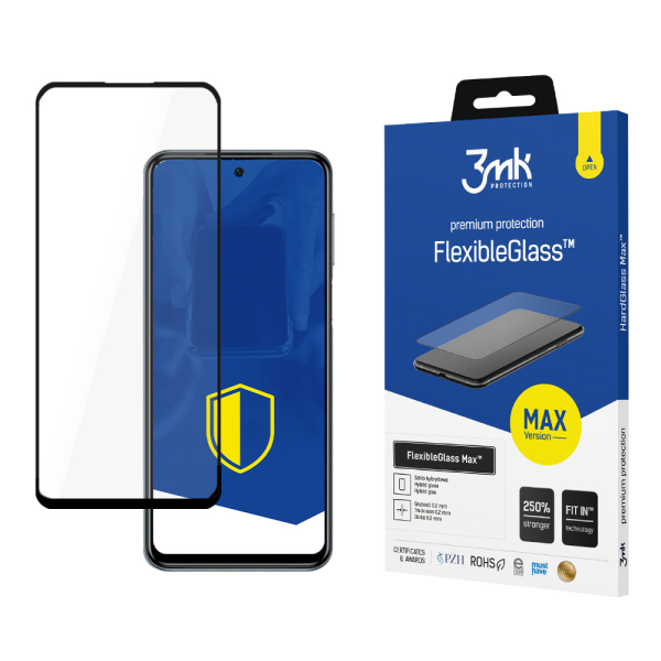 Xiaomi Redmi Note 10s|10 4G Black - 3mk FlexibleGlass Max™ screen protector Xiaomi Redmi Note 10s|10 4G Black - 3mk FlexibleGlass Max™ screen protector