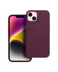 Силиконовый задний чехол Fusion Frame для Apple iPhone 15 Pro фиолетовый