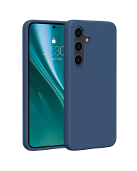Etteri Silicone case for Samsung Galaxy S25 dark blue