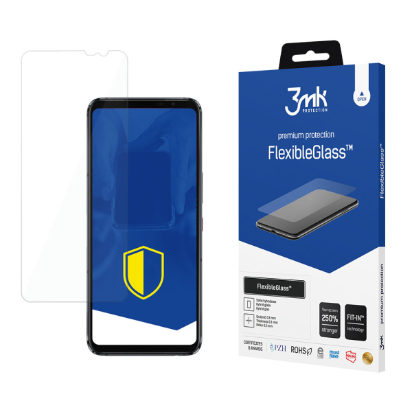Обложка книги «Asus ROG Phone 5 5G - 3mk FlexibleGlass™ screen protector»