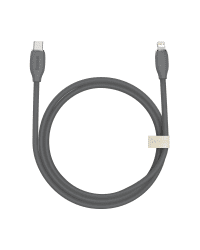 Baseus cable, USB Type C - Lightning 20W cable, 1.2 m long Jelly Liquid Silica Gel - black