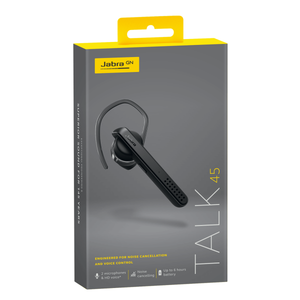 Обложка книги «Гарнитура Jabra Talk 45 Bluetooth HF Black»