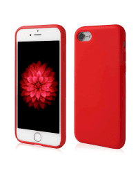 Fusion Elegance Fibre Прочный Силиконовый чехол для Apple iPhone 7 / 8 / SE 2020 Красный