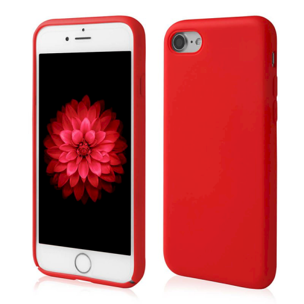 Fusion Elegance Fibre Прочный Силиконовый чехол для Apple iPhone 7 / 8 / SE 2020 Красный