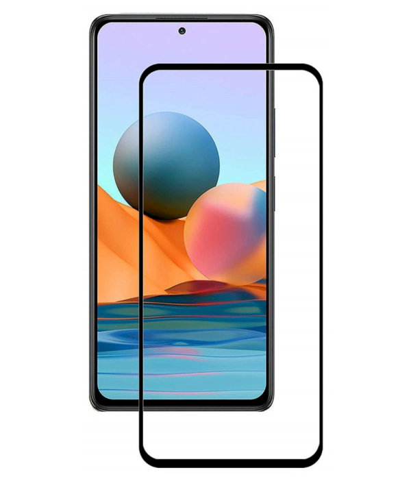 Fusion full glue 5D  защитное стекло для экрана Xiaomi Redmi 10 черное