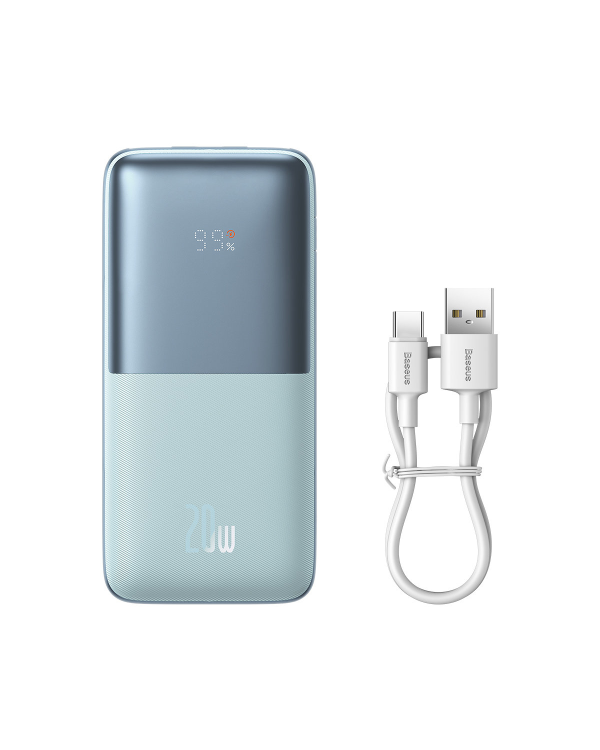 Powerbank Baseus Bipow Pro 10000mAh, 2xUSB, USB-C, 20W (blue)