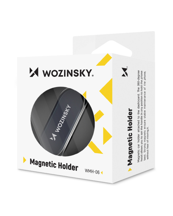 Дополнительное изображение книги «Wozinsky Self-adhesive Magnetic 360 Car Dashboard Mount Silver (WMH-06)»