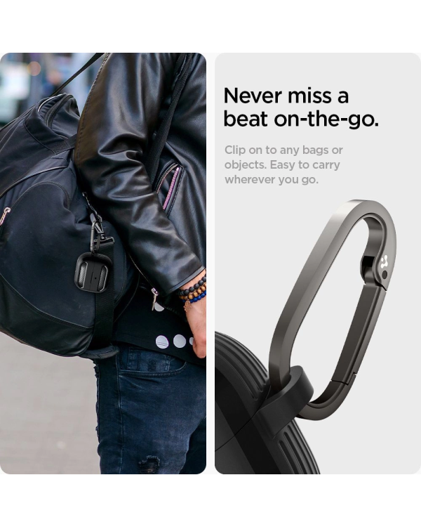 Чехол Spigen Rugged Armor Samsung Galaxy Buds 3 | 3 Pro - черный